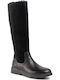 Clarks Leather Women's Boots Un Elda Hi Black