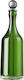 Mario Luca Giusti Acrylic Bottle Acqua Bona Verde Plastic Decanter with Stopper Green