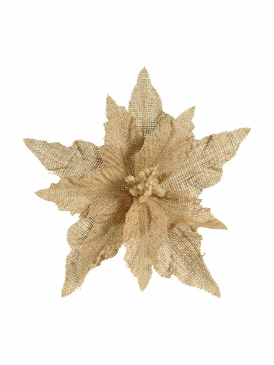 Lianos Weihnachtsdekoration Stoff Blume Länge 25cm. Linacsa