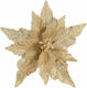Lianos Weihnachtsdekoration Stoff Blume Länge 25cm. Linacsa