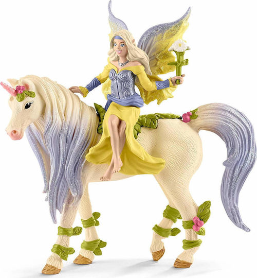 Schleich-S Fairy Sera with Blossom Unicorn Bayala for 5-12 Years 18cm