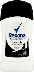 Rexona Motion Sense Invisible Black & White 48h Anti-perspirant 48h Deodorant Stick 40ml
