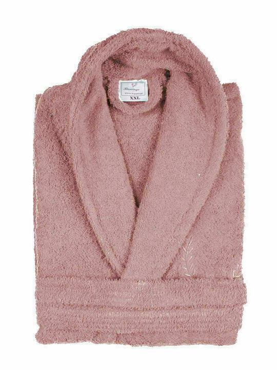 Flamingo 73 Bathrobe with Collar 450gr/m²