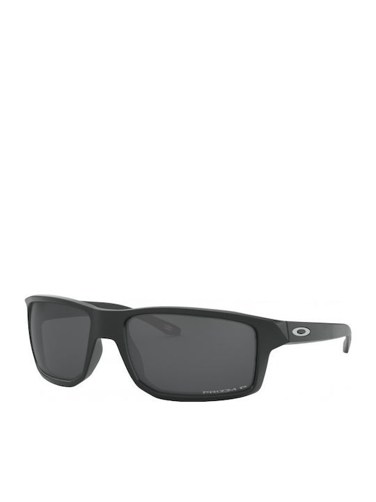Oakley Gibston Ανδρικά Γυαλιά Ηλίου με Μαύρο Κοκκάλινο Σκελετό και Μαύρο Polarized Φακό