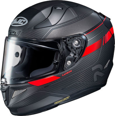 HJC RPHA11 Carbon Nakri Full Face Helmet with Pinlock DOT / ECE 22.05 1300gr MC1SF KR5080