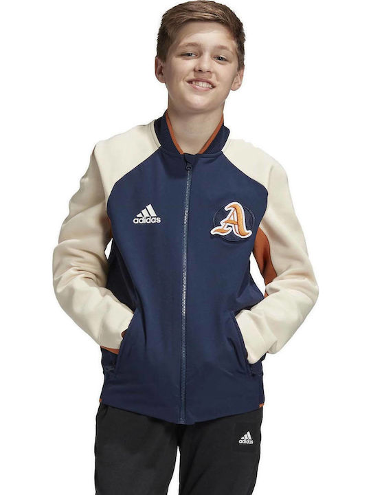 adidas Παιδική Ζακέτα Performance Navy Μπλε
