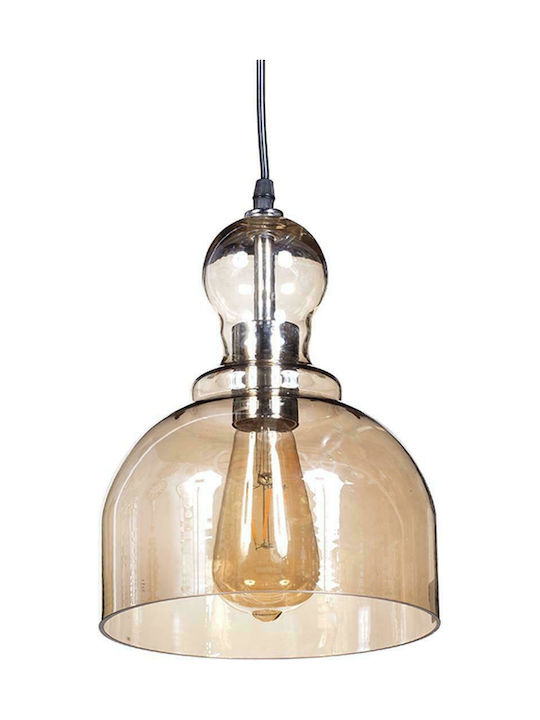 Artekko Pendant Light Honey Bell with Socket E27 20x20x90cm