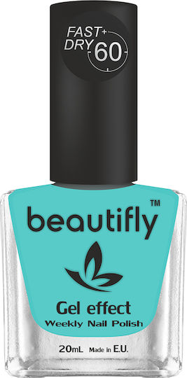 Beautifly Glossy Βερνίκι Νυχιών Μακράς Διαρκείας Quick Dry 420 Ocean Reef 20ml
