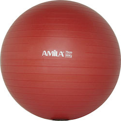 Amila Μπάλα Pilates 75cm, 1kg σε Κόκκινο Χρώμα