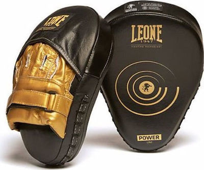 Leone Power Line Punch Mitts Στόχοι Χειρός Πολεμικών Τεχνών 2τμχ Μαύροι