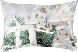 Saint Clair Christmas Decorative Pillow 4012 Rectangular White 30x45pcs