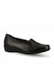 Parex Leather Women's Loafers in Black Color