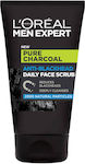 L'Oreal Paris Men Expert Pure Charcoal Anti-Blackhead Daily Facial Scrub 100ml