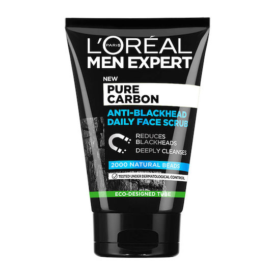 L'Oreal Paris Men Expert Pure Charcoal Κρέμα για Scrub Προσώπου 100ml