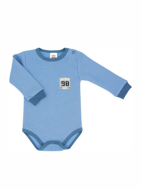 Makoma Baby Bodysuit Underwear Long-Sleeved Blue