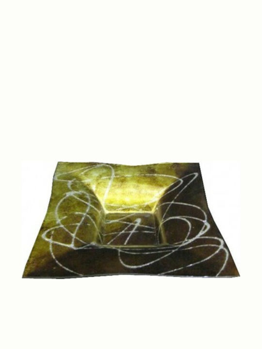 Ceramic Decorative Platter Gold 6180