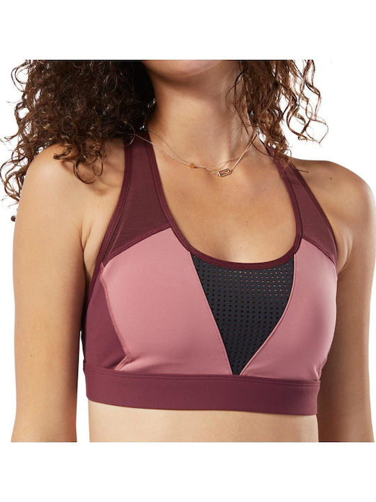Hero Racer Padded Women's Sports Bra with Light Padding Pink