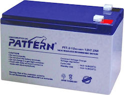 Pattern Battery PT7.2-12 F1 4.8mm Μπαταρία UPS 12V 7.2Ah Pattern Battery PT7.2-12 F1 4.8mm Μπαταρία UPS 12V 7.2Ah
