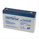 Pattern Battery PT7.2-6 Μπαταρία UPS με Χωρητικότητα 7.2Ah και Τάση 6V 1τμχ