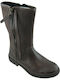 Ines Rain Lederne Kinderstiefel Braun