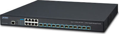 Planet XGS-6350-12X8TR Managed L3 Switch with 8 Gigabit (1Gbps) Ethernet Ports and 12 SFP Ports