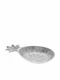 Zaros Aluminum Decorative Platter Silver 20x12x3cm