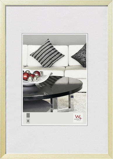 Walther Metallic Photo Frame with Gold Frame