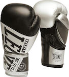 Leone Next Synthetic Leather Boxing Competition Gloves Silver