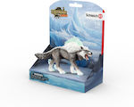 Schleich-S Miniature Toy Snow Wolf for 7-12 Years 18cm.