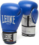 Leone Smart Synthetic Leather Boxing Competition Gloves Blue