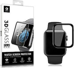 Mocolo 3D Черен Закалено Стъкло За Цялото Лице Apple Watch 44 мм 1 Бр