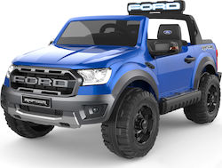 Ford Ranger Raptor Kids Electric Car Two Seater with Remote Control Licensed 12 Volt Blue