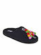 Mitsuko Women's Slipper In Black Colour