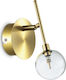 Ideal Lux MARACAS AP1 Monos Spot cu Soclu G4 în Culoare Auriu
