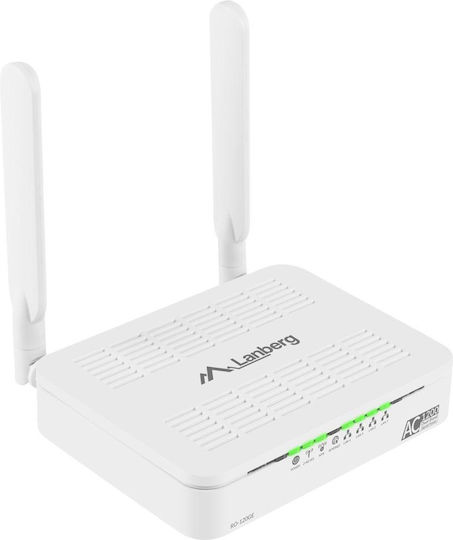 Lanberg RO-120GE v1 Ασύρματο Router με 4 Θύρες