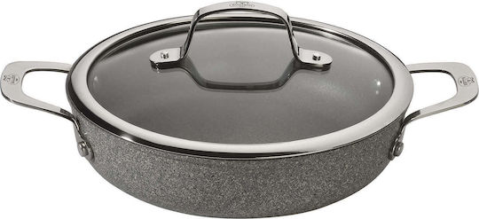 Ballarini Salina Granitium Sautieren Mit Deckel aus Aluminium mit Steinbeschichtung 24cm
