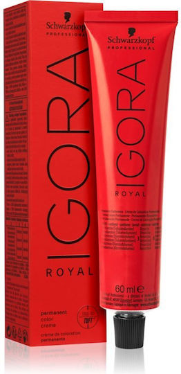 Schwarzkopf Igora Royal Ashy Cedar Βαφή Μαλλιών 7-21 Ξανθό Μεσαίο Φυμέ Σαντρέ 60ml