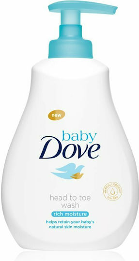 Dove 2 σε 1 Σαμπουάν & Αφρόλουτρο 400ml με Αντλία