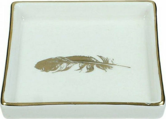 Zaros Suporturi pentru pahare Ceramică Alb 11.5x11.5cm 1buc