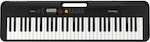 Casio Tastatur CT-S200 mit 61 Standard Berührung Tasten Schwarz