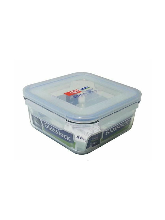 Glasslock Lunchbox Glas Blue Geeignet für die Mikrowelle 1200ml 1Stück