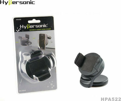 Hypersonic Mobile Phone Holder Car with Adjustable Hooks Black