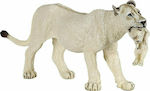 Papo Miniature Toy White Lioness With Cub (Various Designs/Assortments of Designs) 1pc