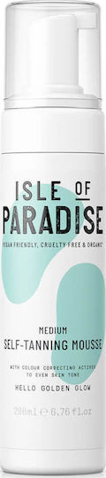 Isle of Paradise Self-Tanning Mousse Self Tanning Mousse Σώματος Medium 200ml