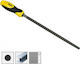 Stanley 0-22-443 Λίμα Μετάλλου 200mm Στρόγγυλη με Λαβή (Χοντρό Δόντι)