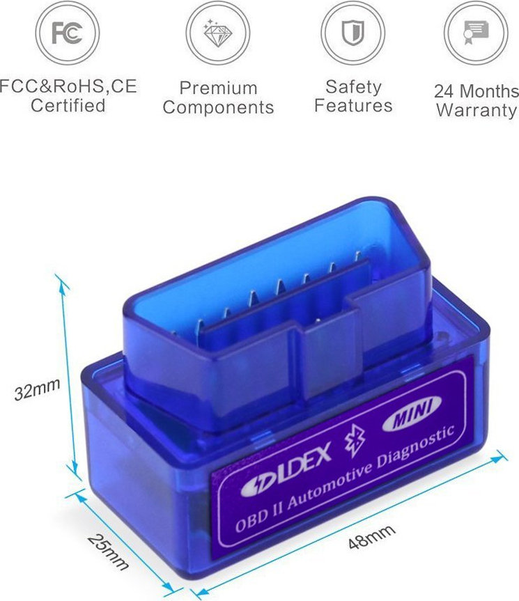 LDEX Bluetooth Fault Code Reader Skroutz.gr