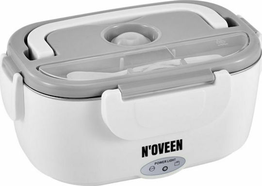 N'Oveen Elektrisches Mittagsbox Inox Grau Mit Fächern 1.1lt