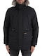 Basehit Men's Winter Parka Jacket Black