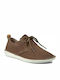 Clarks Tamho Edge Δερμάτινα Ανδρικά Casual Παπούτσια Ανατομικά Καφέ