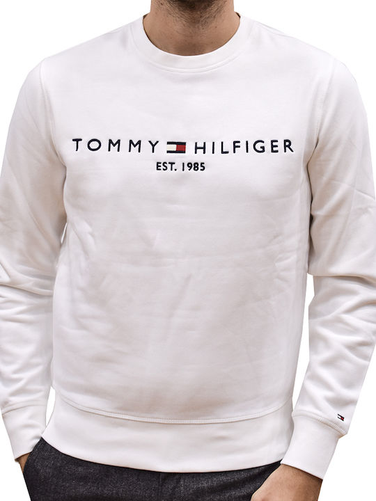 Tommy Hilfiger Ανδρικό Φούτερ Λευκό